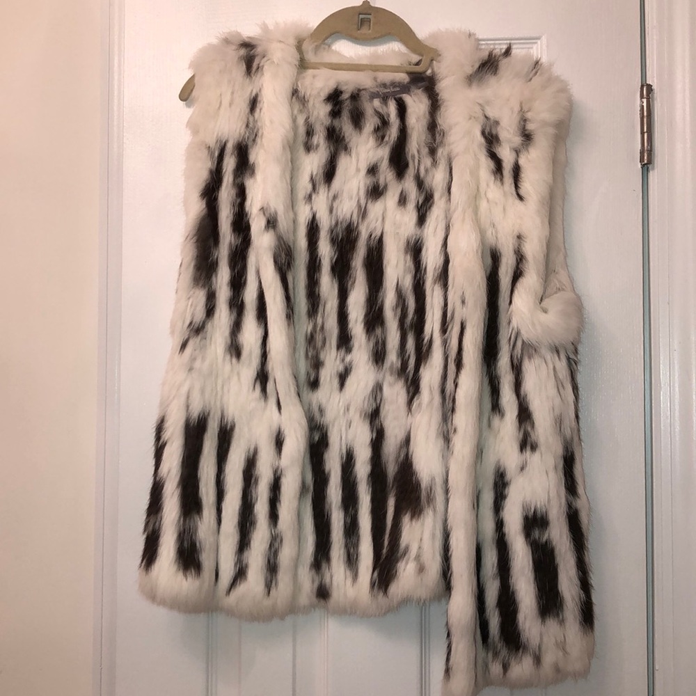 100% Real Rabbit Fur Vest